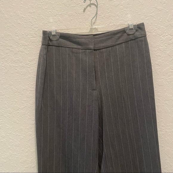 Rafaella Gray Striped Pantsuit Women Size 4 - Picture 3 of 8